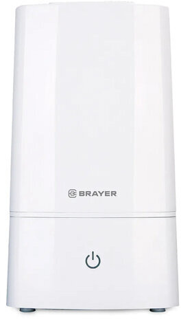 Увлажнитель BRAYER BR4913, объем бака 3 л, 22 Вт, арома-контейнер, белый