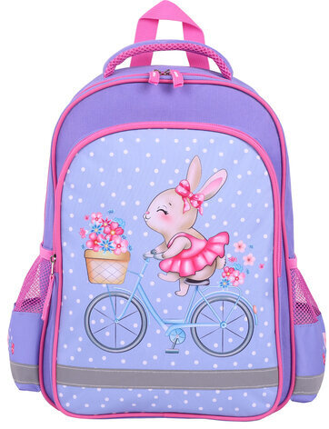 Рюкзак ПИФАГОР SCHOOL, 1 отделение, 3 кармана, "Little beauty", 38x28х14 см, 271402