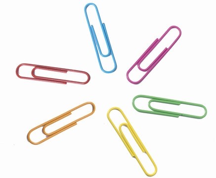 Скрепки большие 50 мм, цветные, 50 шт., в картонной коробке, BRAUBERG, 221533