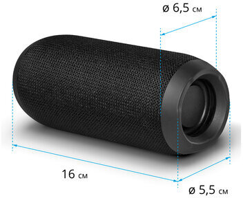 Колонка портативная DEFENDER Enjoy S700, 2.0, 10 Вт, Bluetooth, FM-тюнер, USB, microUSB, micro SD, черная, 65701 