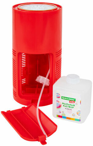 Мыльные пузыри Фонтан Генератор со звуком салюта, раствор 240 мл, BRAUBERG KIDS, 665150