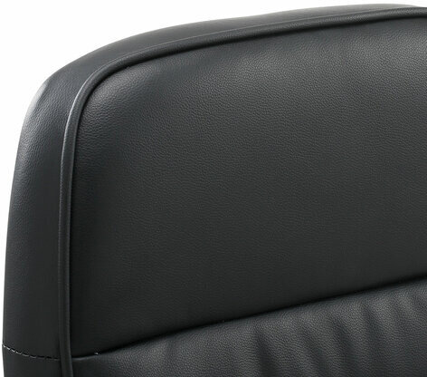 Кресло офисное BRABIX "Stark EX-547", экокожа, хром, черное, 531948