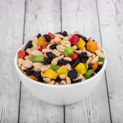 Орехи и сухофрукты "Смесь студенческая", арахис, цукаты, папайя, изюм, WELDAY, 1000 г, 622482