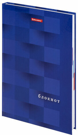 Блокнот БОЛЬШОЙ ФОРМАТ (215х295 мм) А4, 160 л., твердый, клетка, блок 5 цветов, BRAUBERG, &quot;Urban&quot;, 111591