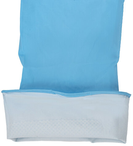 Перчатки нитриловые многоразовые, ГИПОАЛЕРГЕННЫЕ LAIMA ПРОЧНЫЕ, хлопчатобумажное напыление, размер XL (очень большой), 605000