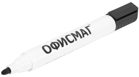 Маркеры стираемые для белой доски НАБОР 4 ЦВЕТА, ОФИСМАГ, круглый наконечник, 3 мм, 152222