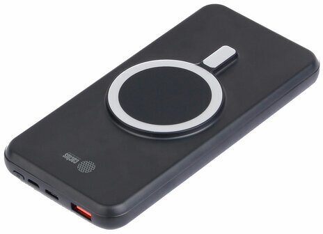 Аккумулятор внешний POWER BANK 10000 mAh, CACTUS CS-PBFSRT-10000, 1 USB, беспроводная зарядка, 1205753