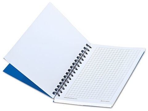 Блокнот МАЛЫЙ ФОРМАТ (105х145 мм) А6, 80 л., гребень сбоку, пластиковая обложка, клетка, BRAUBERG, "Офисный", 125399