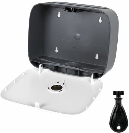 Диспенсер для полотенец ULTRA LAIMA PROFESSIONAL (Система H2), Z-сложения, малый, белый, ABS-пластик, 606833