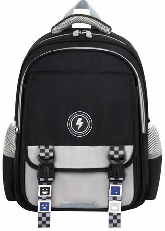 Рюкзак BRAUBERG SNAP, 2 отделения, 3 кармана, "Original black", 39х28х16 см, 272066