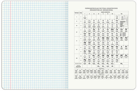 Тетрадь предметная DOG БОБИК 48 л., TWIN-лак, ХИМИЯ, клетка, подсказ, BRAUBERG, 404793