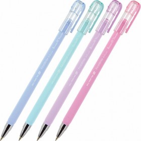 Ручка шариковая BRUNO VISCONTI FirstWrite, СИНЯЯ, Zefir, ассорти, узел 0,5 мм, линия письма 0,3 мм, 20-0239