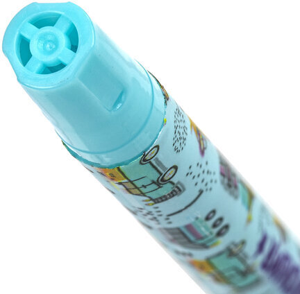 Ручка шариковая ЮНЛАНДИЯ "CARS", синяя, SOFT TOUCH покрытие, узел 0,7 мм, линия письма 0,35 мм, 143728