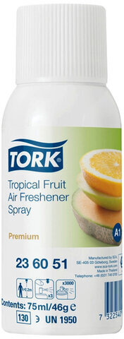 Сменный баллон 75 мл, TORK (Система А1) Premium, тропический аромат, 236151