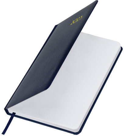 Ежедневник датированный 2025 А5 138x213 мм BRAUBERG "Select", балакрон, темно-синий, 115807