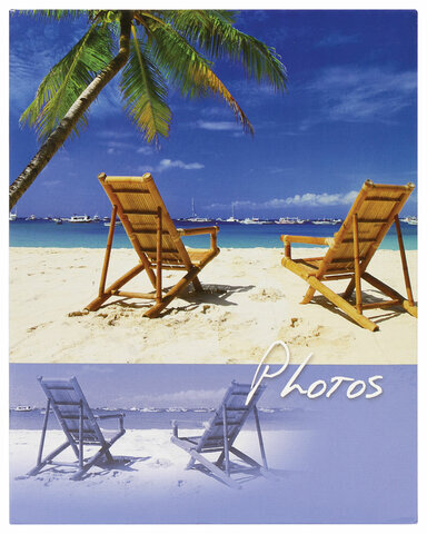 Фотоальбом BRAUBERG "Отдых у моря" на 200 фото 10х15 см, твердая обложка, термосварка, 391169