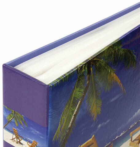 Фотоальбом BRAUBERG "Отдых у моря" на 200 фото 10х15 см, твердая обложка, термосварка, 391169