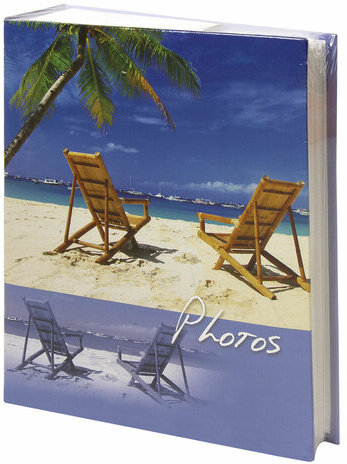 Фотоальбом BRAUBERG "Отдых у моря" на 200 фото 10х15 см, твердая обложка, термосварка, 391169