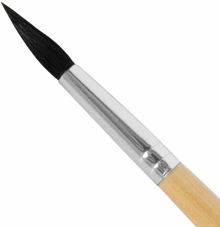 Кисть BRAUBERG, белка, круглая, № 6, 200183