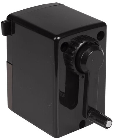 Точилка механическая BRAUBERG "BLACK JACK", крепление к столу, металлический механизм, цвет чёрный, 222516