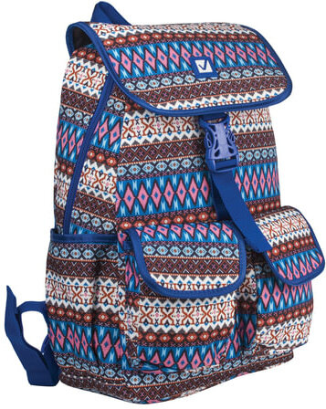 Рюкзак BRAUBERG молодежный, узоры, "Этник", на застежке, 34х25х12 см, 227075