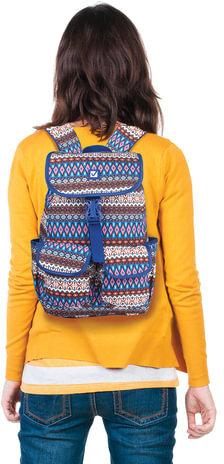 Рюкзак BRAUBERG молодежный, узоры, "Этник", на застежке, 34х25х12 см, 227075