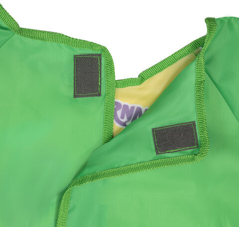 Набор для уроков труда ЮНЛАНДИЯ, клеенка ПВХ 40x69 см, фартук-накидка с рукавами, зеленый, 228357