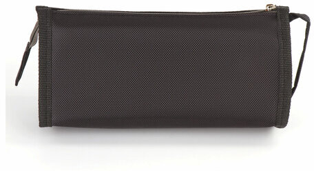 Пенал ЮНЛАНДИЯ для мальчиков, 3 отделения, мягкий, "Футбол", черный, 20х7х9 см, 228978