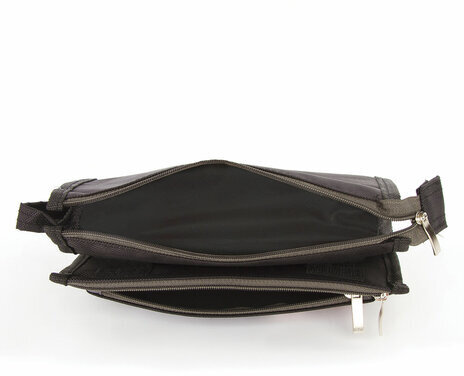 Пенал ЮНЛАНДИЯ для мальчиков, 3 отделения, мягкий, "Футбол", черный, 20х7х9 см, 228978