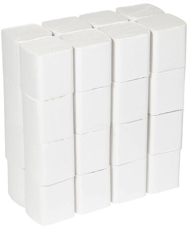 Бумага туалетная листовая KIMBERLY-CLARK Hostess КОМПЛЕКТ 32 шт., 250 листов, 18,6х11 см, 2-слойная, 8035