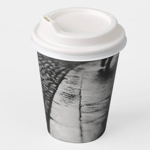 Одноразовая крышка для стакана 200-250 мл (d-80), КОМПЛЕКТ 100 шт., клапан-носик, белые, HUHTAMAKI, 8027, 77408027