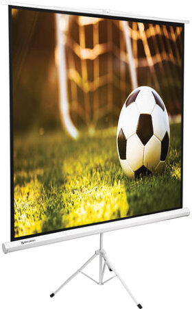 Экран проекционный на треноге (150х150 см), матовый, 1:1, BRAUBERG &quot;TRIPOD&quot;, 236729