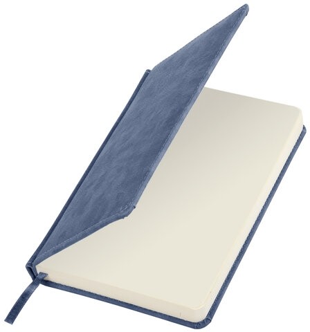 Ежедневник недатированный А5 138х213 мм BRAUBERG "Status", под кожу, 160 л., темно-синий, 113362