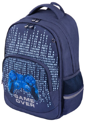 Рюкзак BRAUBERG SOFT, 2 отделения, &quot;Game over&quot;, 40х31х15 см, 270613