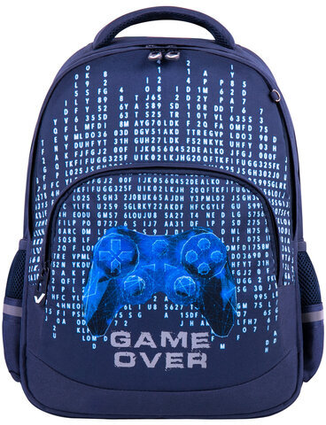 Рюкзак BRAUBERG SOFT, 2 отделения, "Game over", 40х31х15 см, 270613