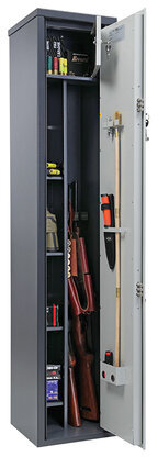 Сейф оружейный AIKO &quot;Беркут 150&quot;, 1480х300х300 мм, 34 кг, на 4 ствола, 2 ключевых замка