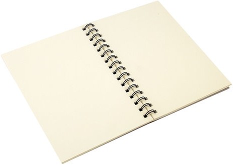 Скетчбук, слоновая кость 150 г/м2, 148х210 мм, 30 л., гребень, BRAUBERG ART CLASSIC, 128948