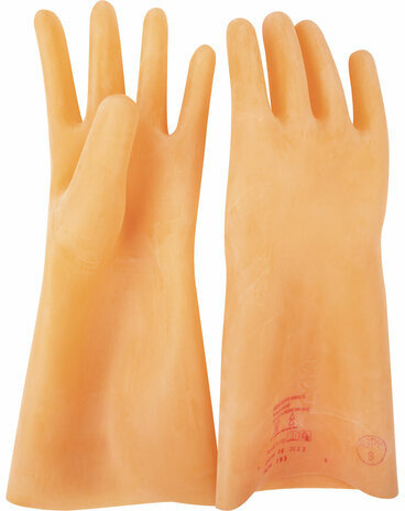 Перчатки резиновые диэлектрические класс 0 (до 1000 вольт), размер 3 (средний), АЗРИЭЛЕКТРО, -