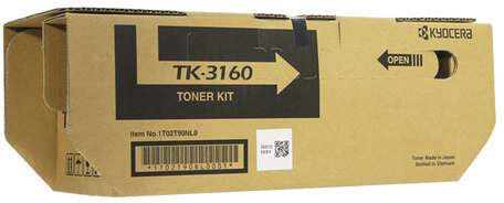 Тонер-картридж KYOCERA (TK-3160) ECOSYS P3045dn/P3050dn/P3055dn/P3060dn, ресурс 12500 стр., оригинальный, 1T02T90NL1