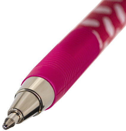 Ручка шариковая ЮНЛАНДИЯ "HEARTS", синяя, SOFT TOUCH покрытие, узел 0,7 мм, линия письма 0,35 мм, 143729