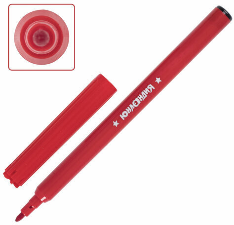 Фломастеры ЮНЛАНДИЯ 6 цветов, "ЗАБАВНЫЕ КАРТИНКИ", вентилируемый колпачок, картон, 151677