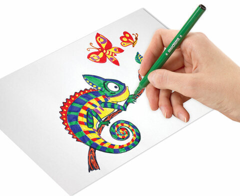 Фломастеры ЮНЛАНДИЯ 6 цветов, "ЗАБАВНЫЕ КАРТИНКИ", вентилируемый колпачок, картон, 151677