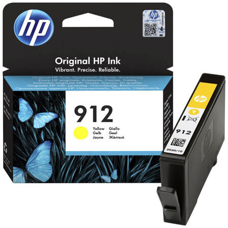 Картридж струйный HP (3YL79AE) для HP OfficeJet Pro 8023, №912 желтый, ресурс 315 страниц, оригинальный