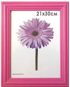 Рамка премиум 21х30 см, дерево, багет 26 мм, &quot;Linda&quot;, малиновая, 0065-8-0020