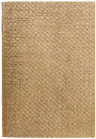 Тетрадь бумвинил, А4, 96 л., скоба, офсет №1, клетка, ЗОЛОТО Metallic, HATBER, 96Т4бвВ3