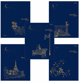 Тетрадь А5 48 л. HATBER скоба, клетка, матовая ламинация, 3D, &quot;Romantic&quot; (5 видов в спайке), 48Т5лофВ1