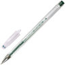 Ручка гелевая BRAUBERG "EXTRA", ЗЕЛЕНАЯ, корпус прозрачный, узел 0,5 мм, линия 0,35 мм, 143904