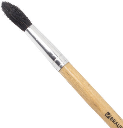 Кисть BRAUBERG, белка, круглая, № 7, 200184