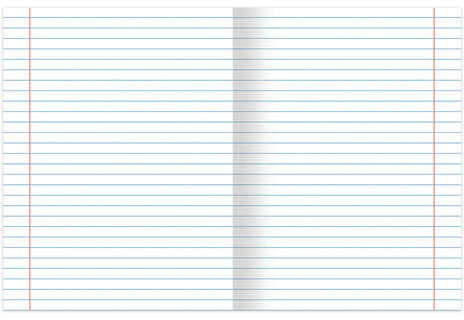 Тетрадь А5 48 л. BRAUBERG скоба, линия, обложка картон, "Classic" (микс в спайке), 404384