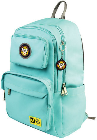 Рюкзак BRAUBERG LIGHT молодежный, с отделением для ноутбука, нагрудный ремешок, мятный, 47х31х13 см, 227077